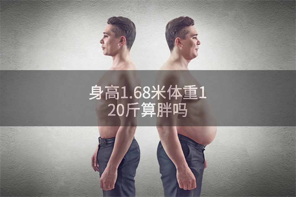 身高1.68米体重120斤算胖吗