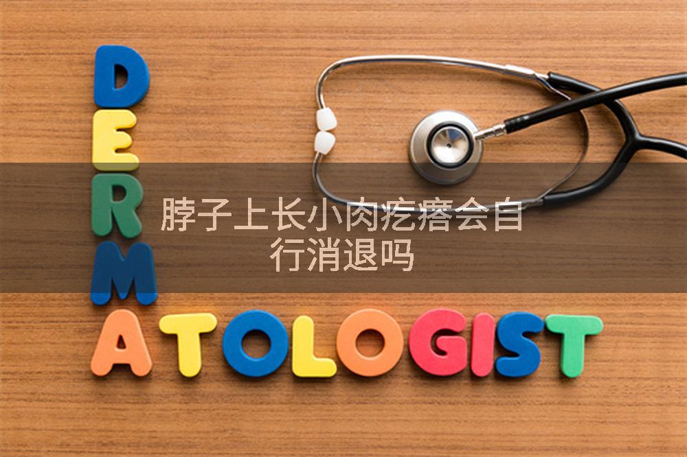 脖子上长小肉疙瘩会自行消退吗
