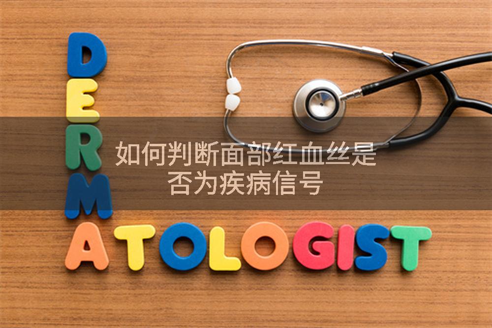 如何判断面部红血丝是否为疾病信号