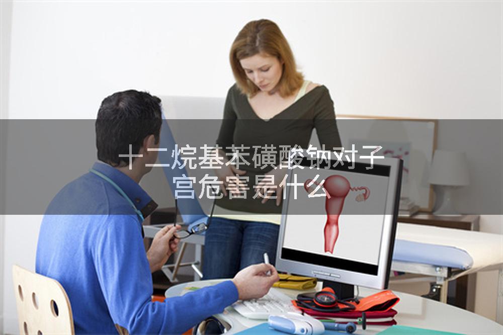 十二烷基苯磺酸钠对子宫危害是什么