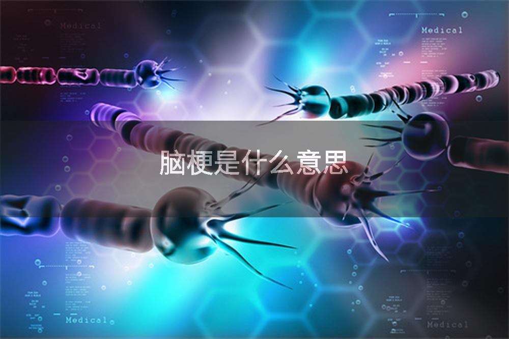 脑梗是什么意思