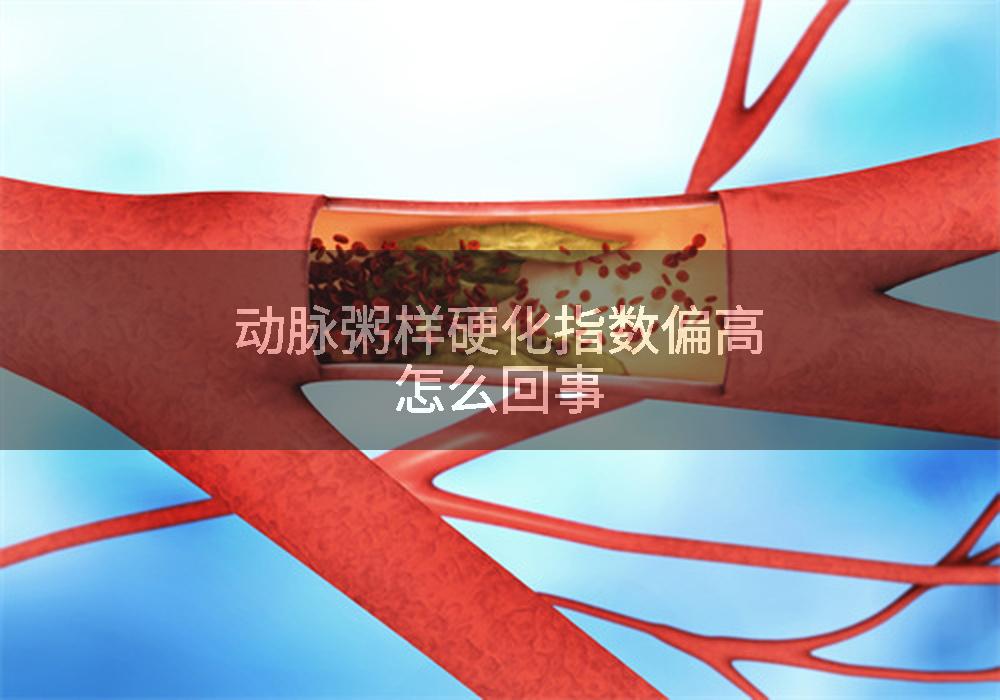 动脉粥样硬化指数偏高怎么回事