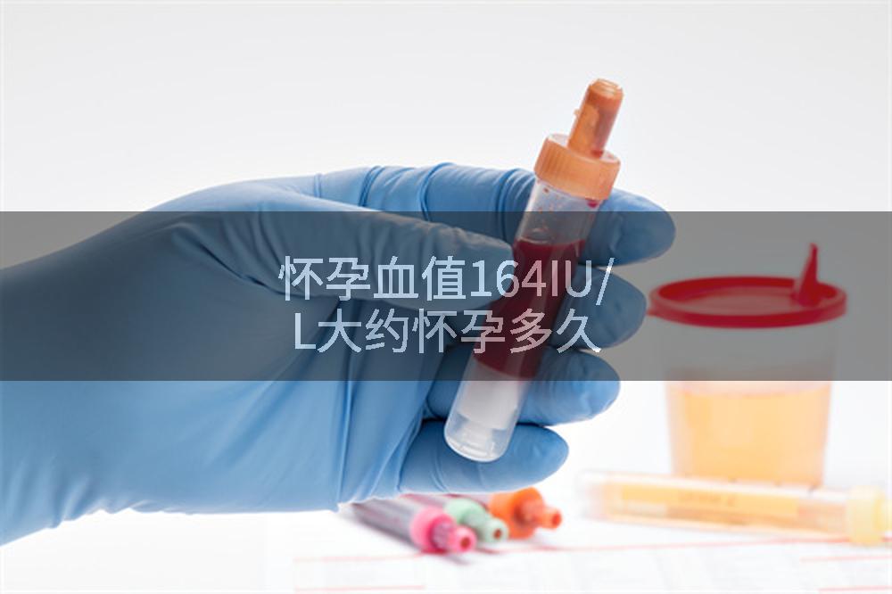怀孕血值164IU/L大约怀孕多久