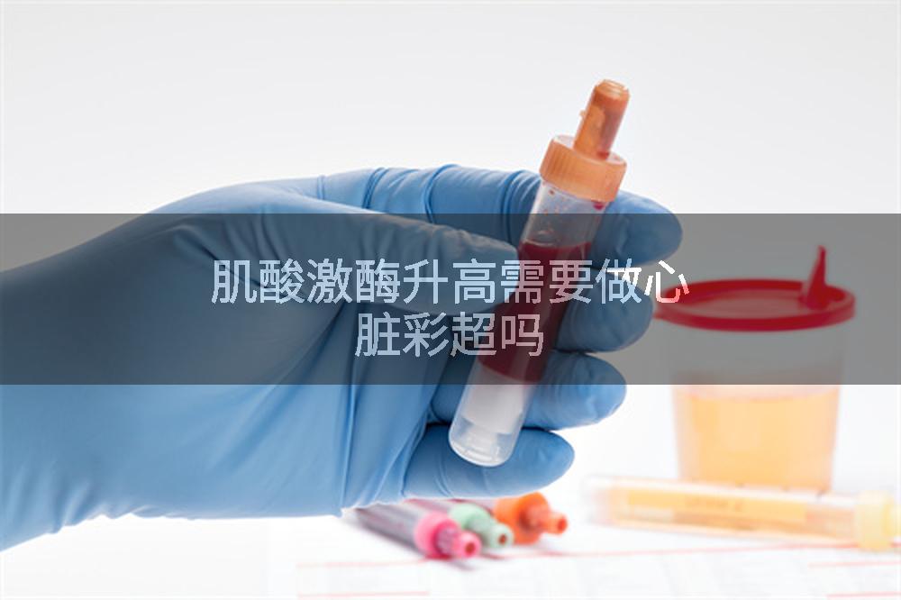 肌酸激酶升高需要做心脏彩超吗