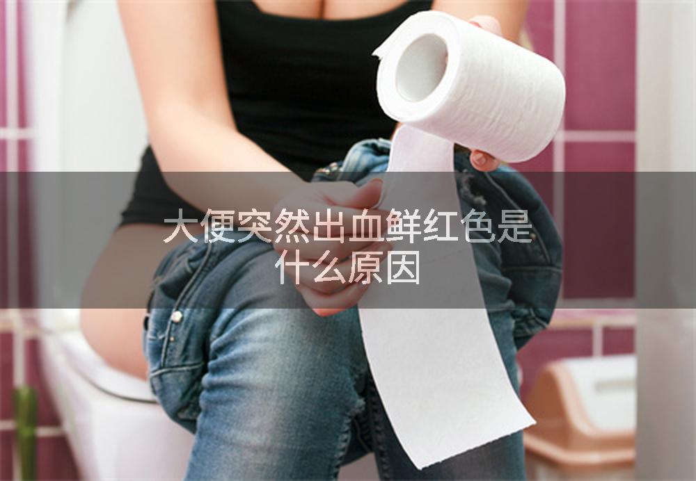 大便突然出血鲜红色是什么原因