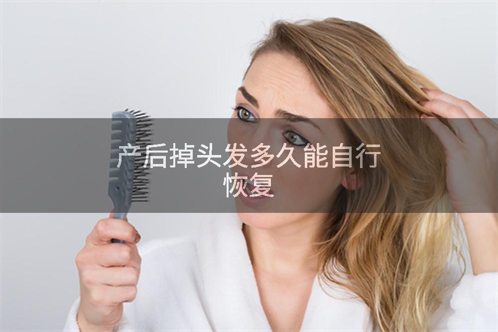 产后掉头发多久能自行恢复