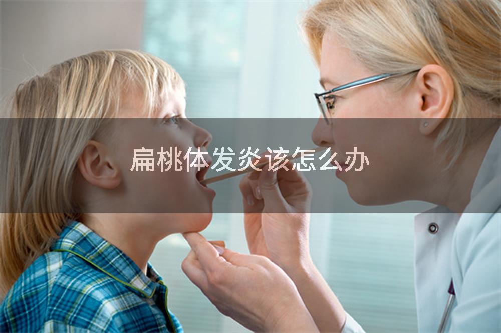 扁桃体发炎该怎么办