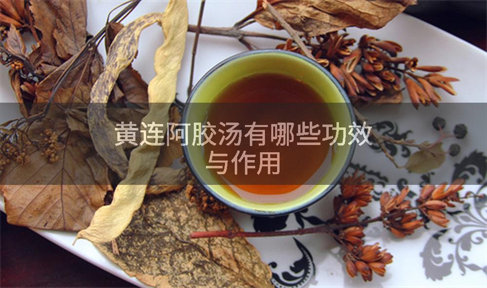 黄连阿胶汤有哪些功效与作用