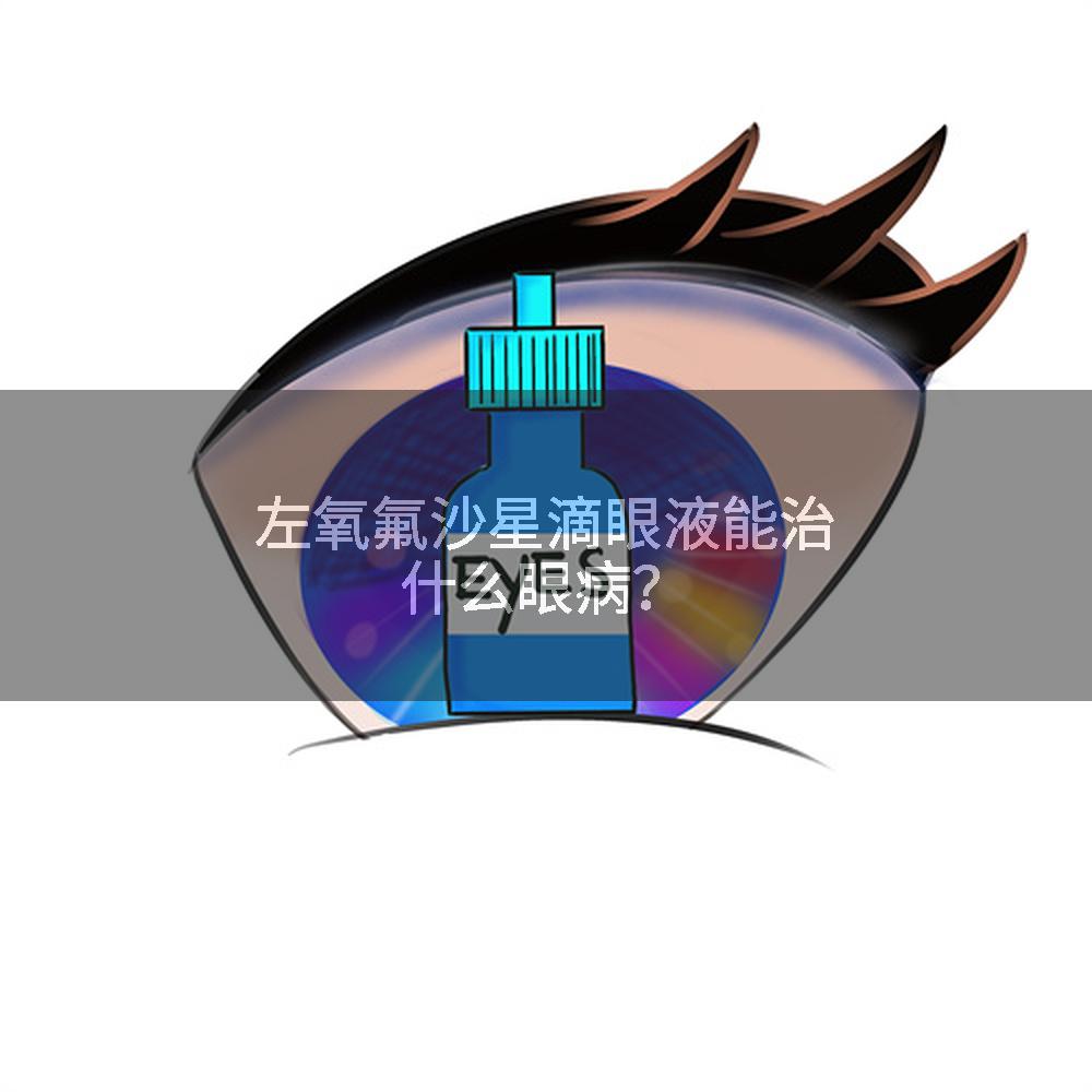 左氧氟沙星滴眼液能治什么眼病?