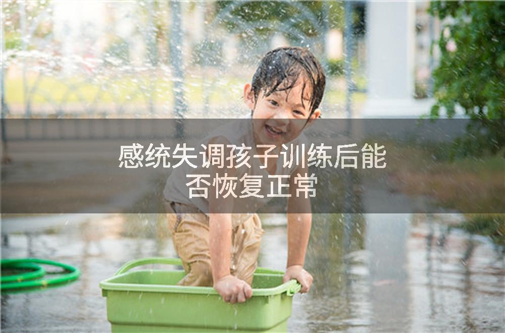 感统失调孩子训练后能否恢复正常
