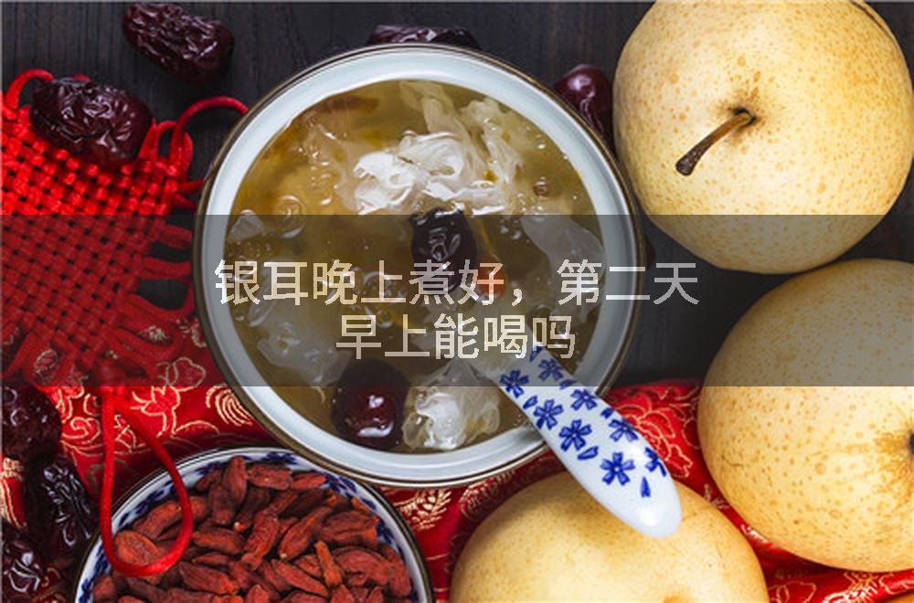 银耳晚上煮好，第二天早上能喝吗