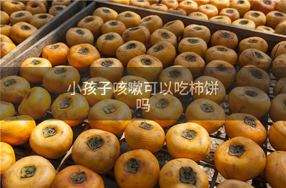 小孩子咳嗽可以吃柿饼吗