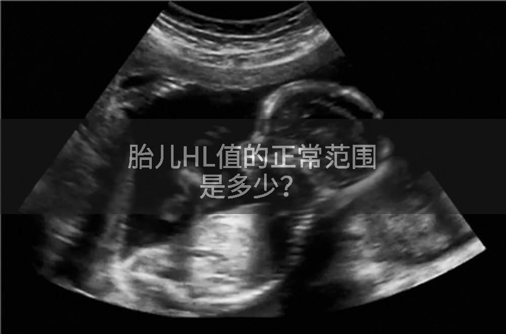 胎儿HL值的正常范围是多少?