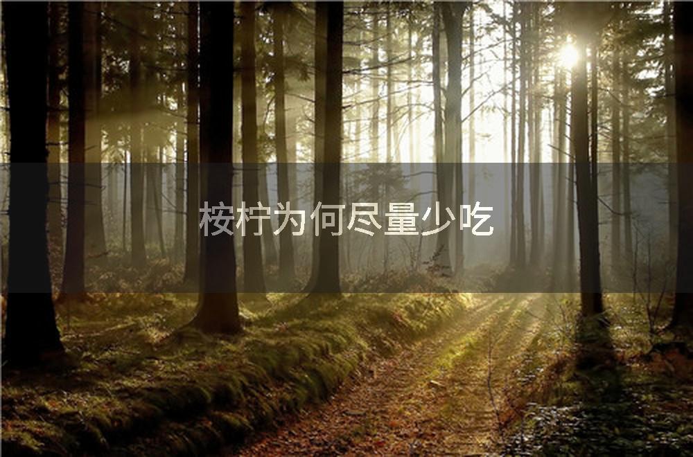 桉柠为何尽量少吃