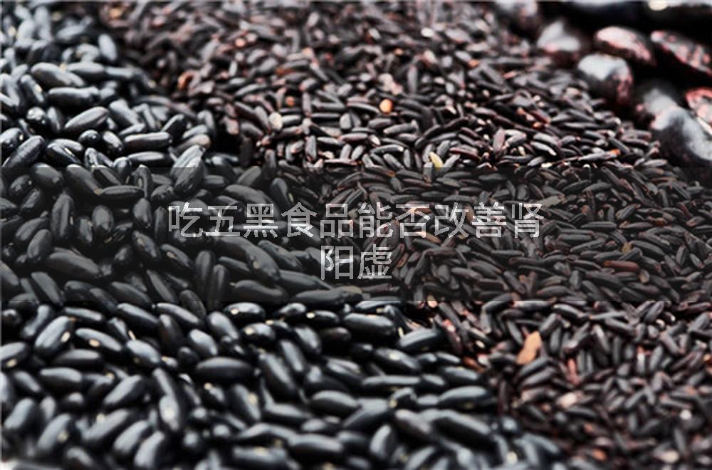 吃五黑食品能否改善肾阳虚