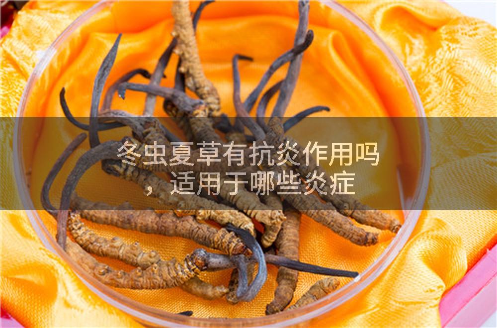 冬虫夏草有抗炎作用吗,适用于哪些炎症