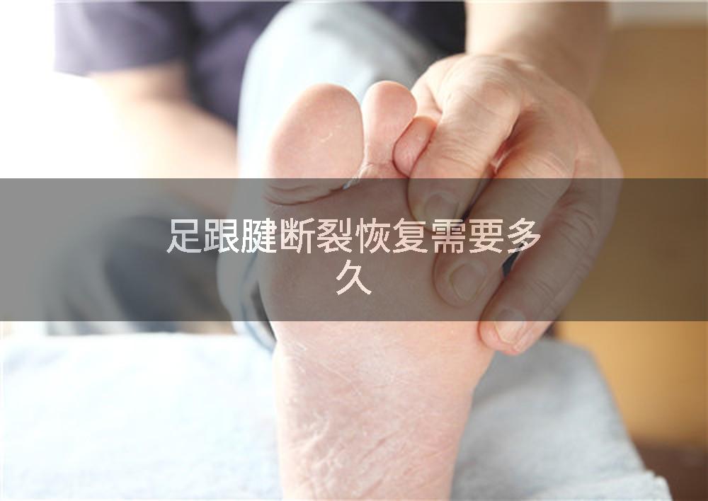 足跟腱断裂恢复需要多久