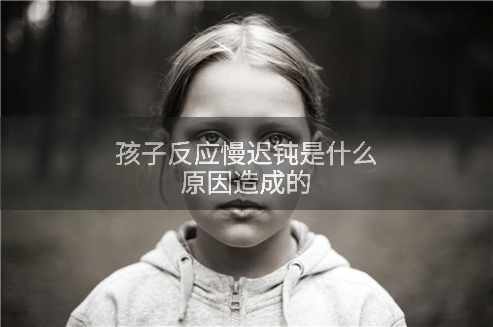 孩子反应慢迟钝是什么原因造成的