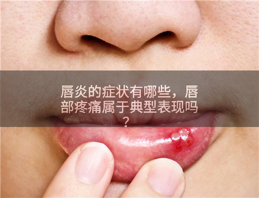 唇炎的症状有哪些，唇部疼痛属于典型表现吗？
