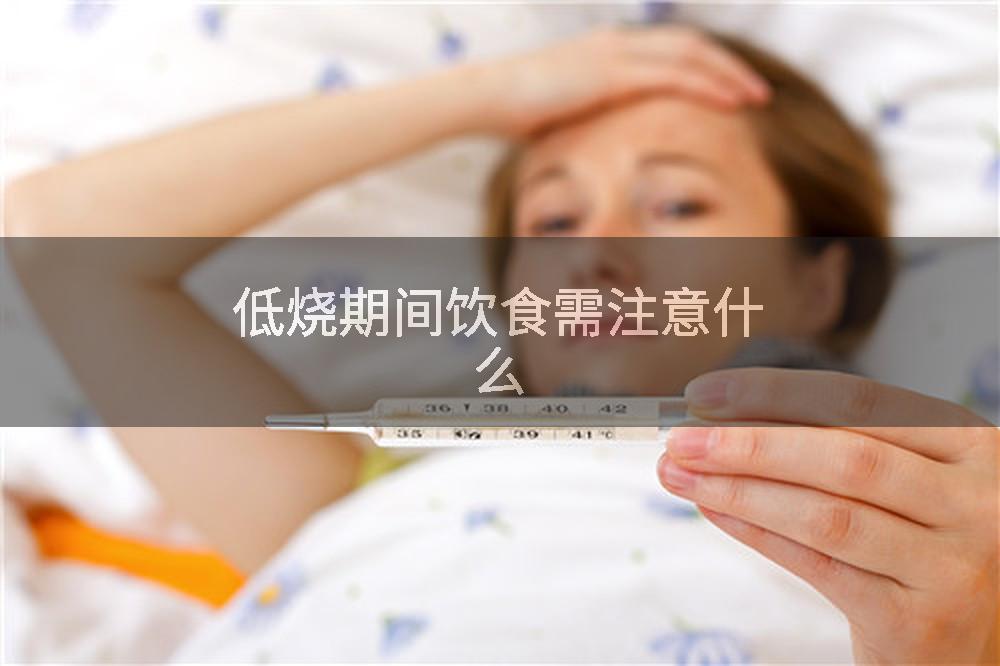 低烧期间饮食需注意什么