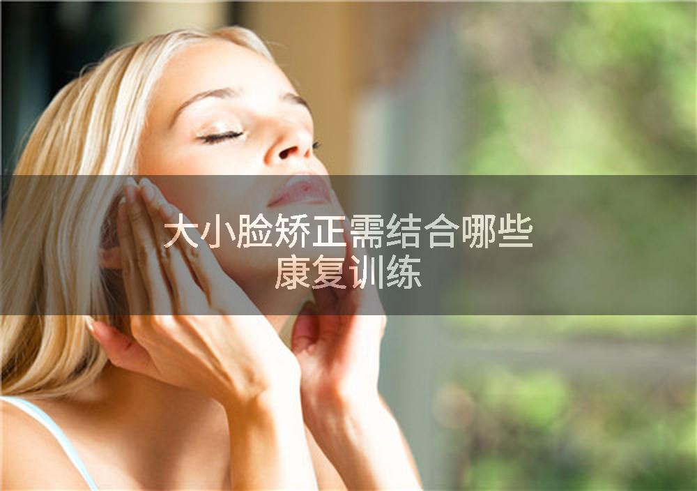 大小脸矫正需结合哪些康复训练