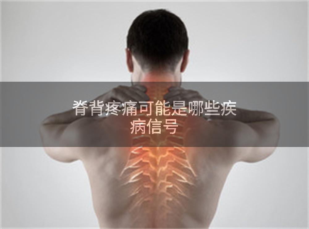 脊背疼痛可能是哪些疾病信号