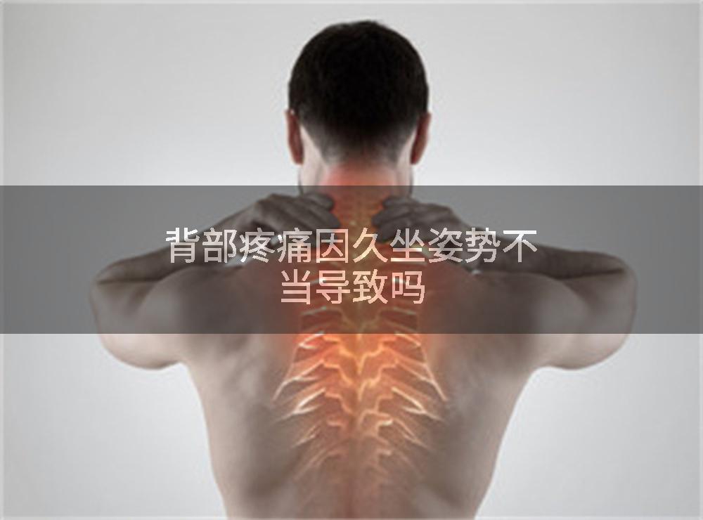 背部疼痛因久坐姿势不当导致吗