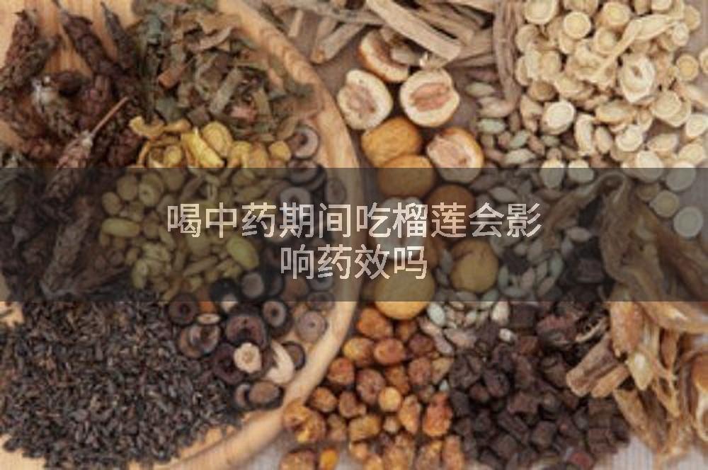 喝中药期间吃榴莲会影响药效吗