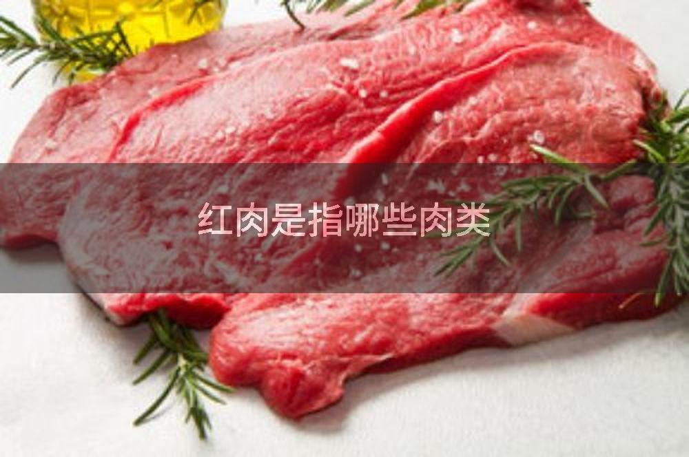 红肉是指哪些肉类