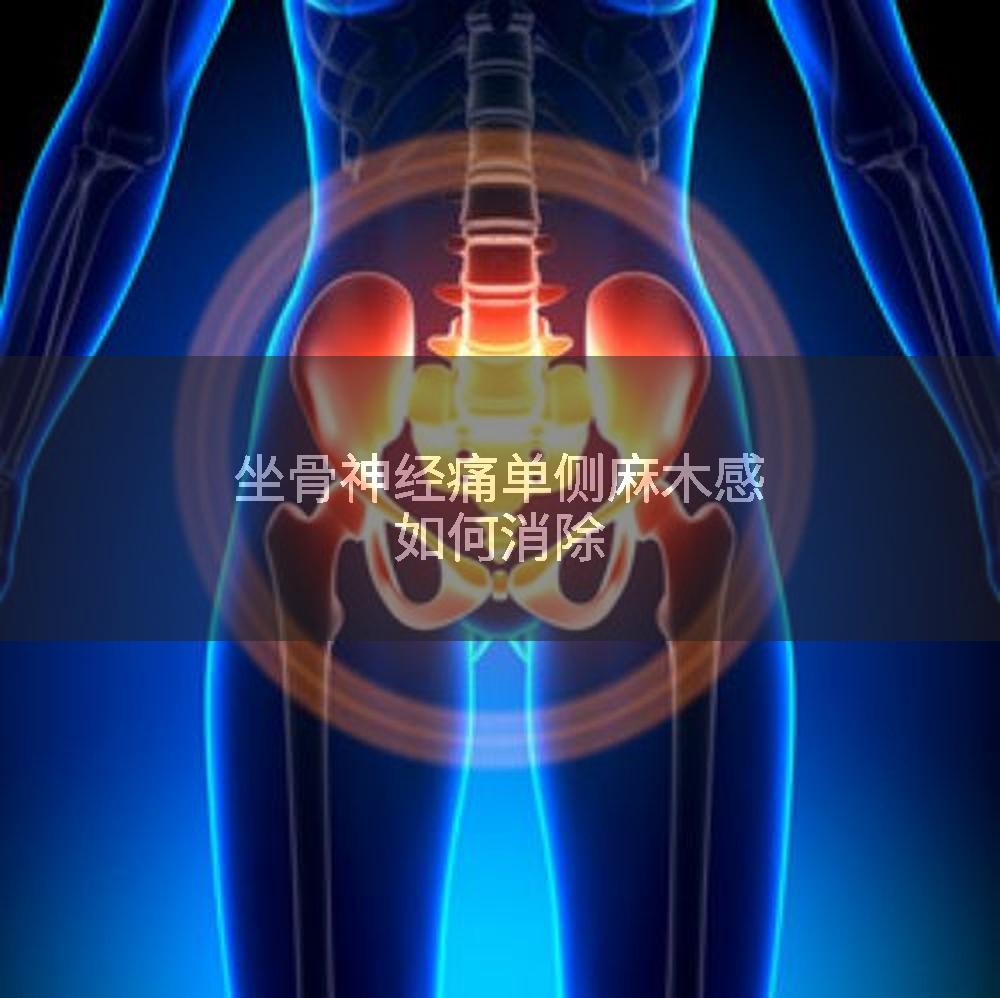 坐骨神经痛单侧麻木感如何消除