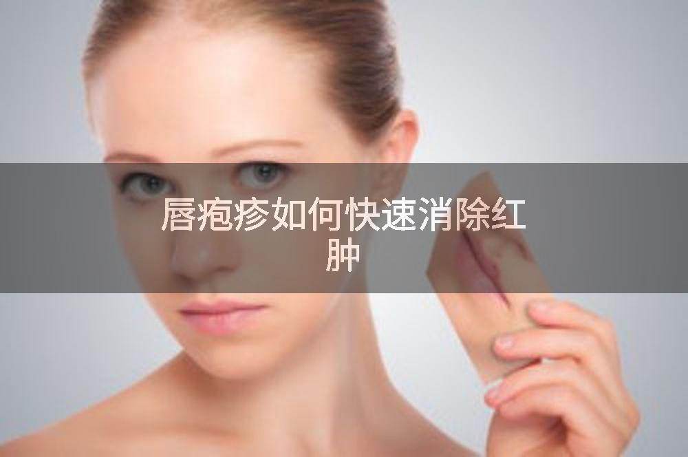 唇疱疹如何快速消除红肿