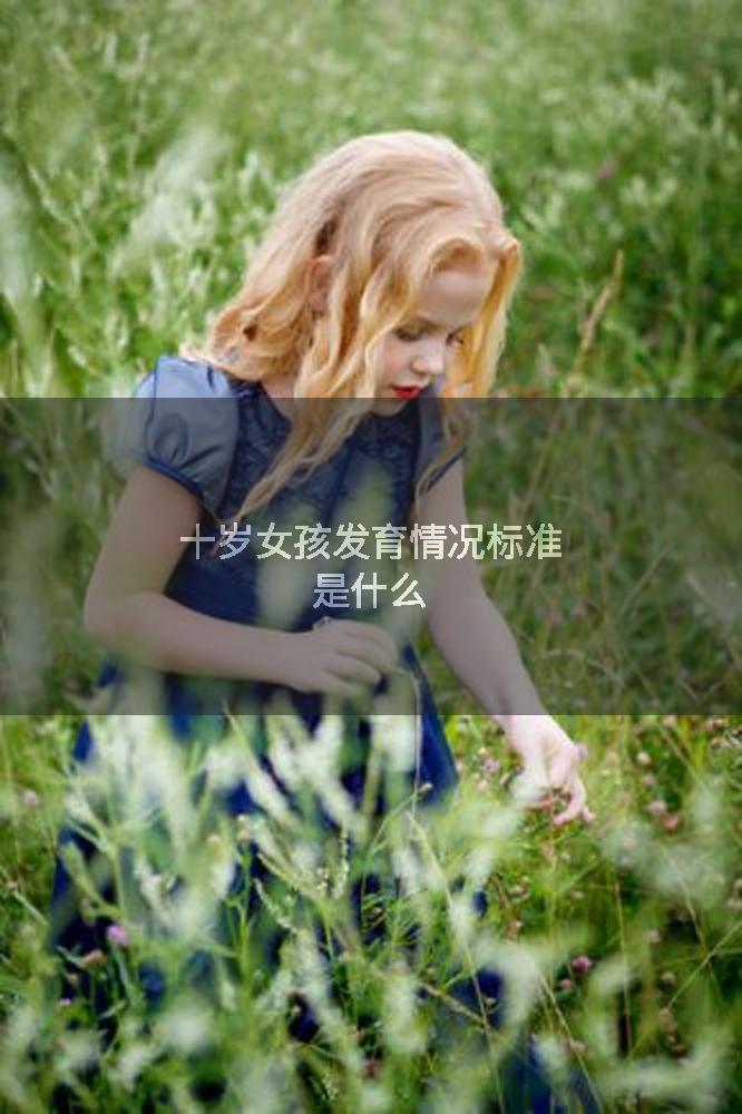 十岁女孩发育情况标准是什么