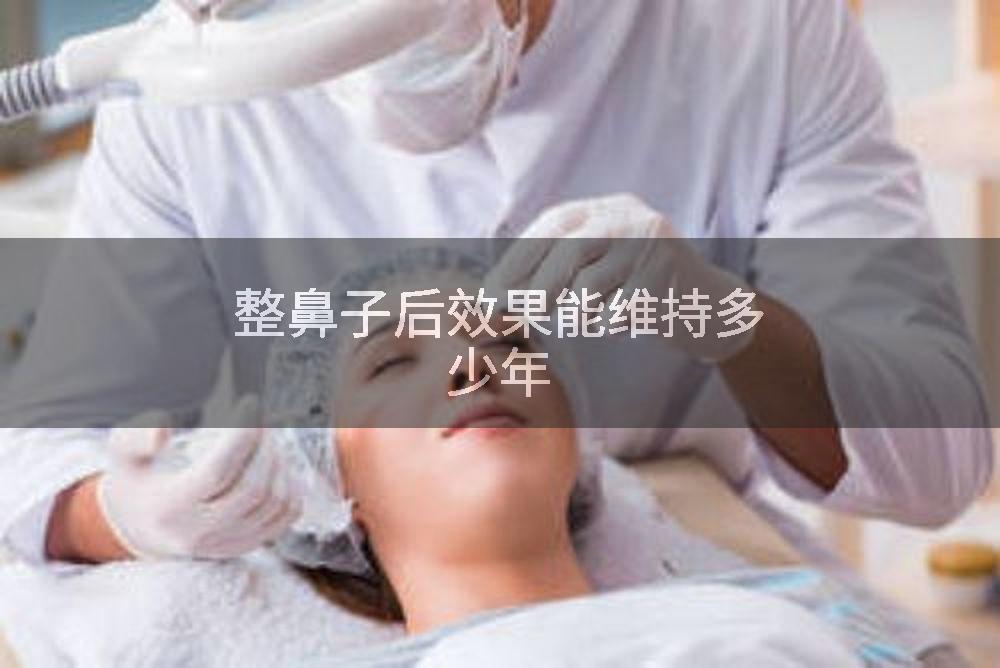 整鼻子后效果能维持多少年