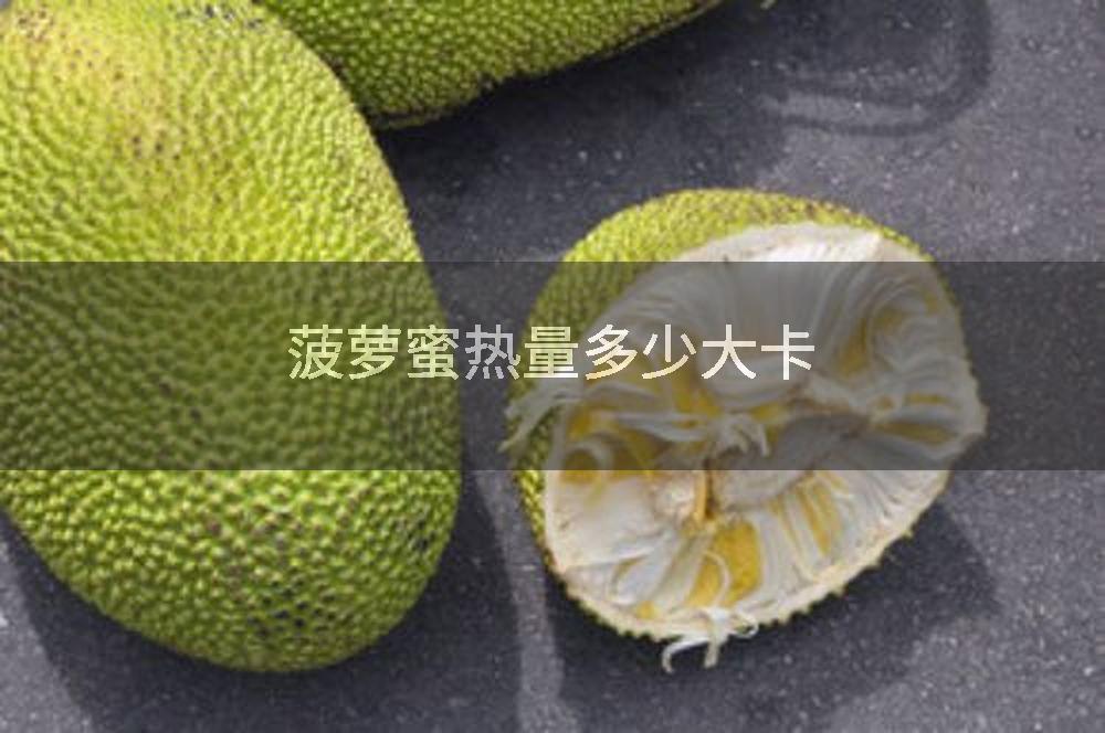 菠萝蜜热量多少大卡