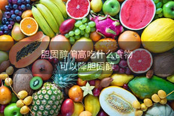 胆固醇偏高吃什么食物可以降胆固醇