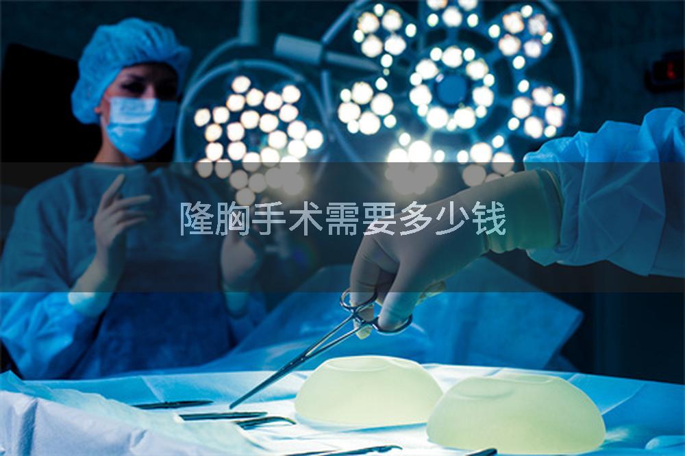 隆胸手术需要多少钱