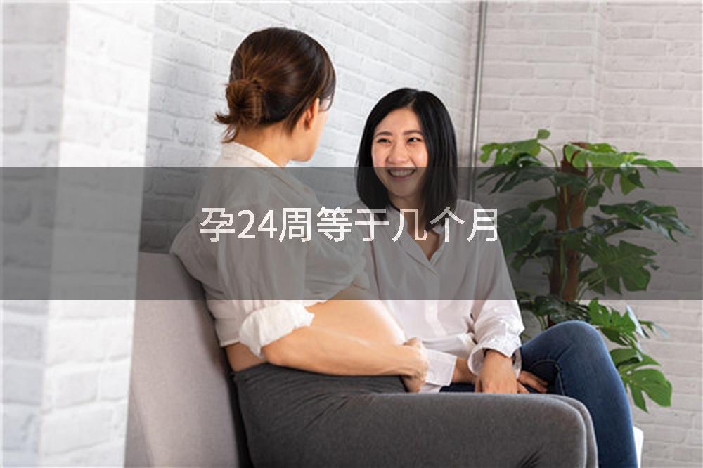 孕24周等于几个月