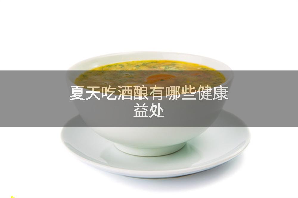 夏天吃酒酿有哪些健康益处