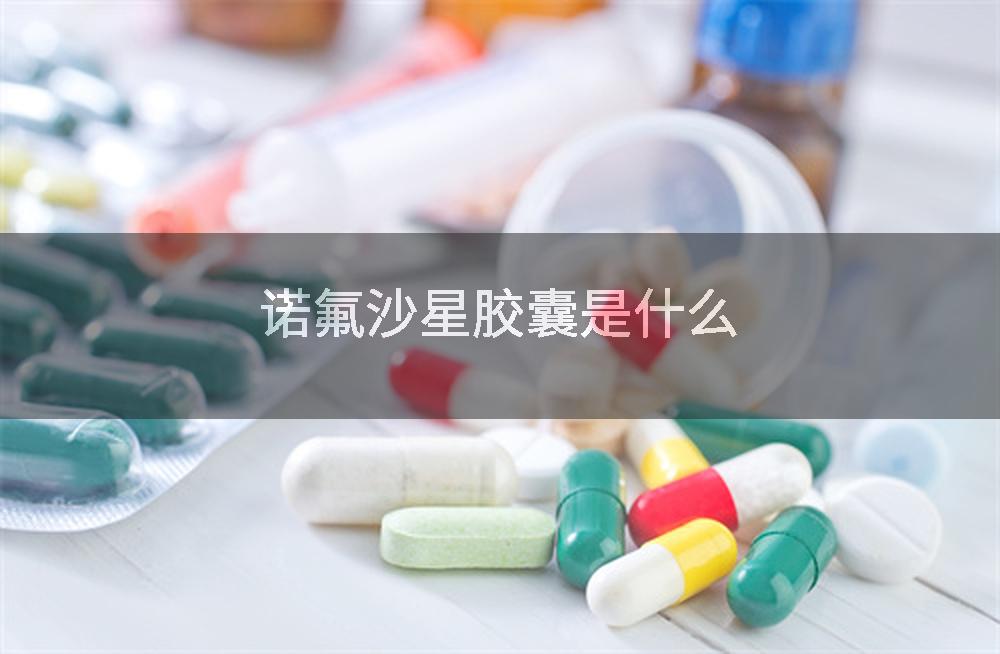 诺氟沙星胶囊是什么