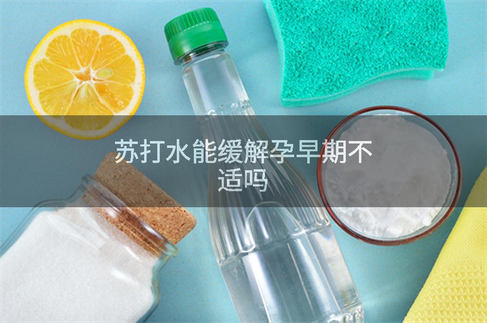 苏打水能缓解孕早期不适吗