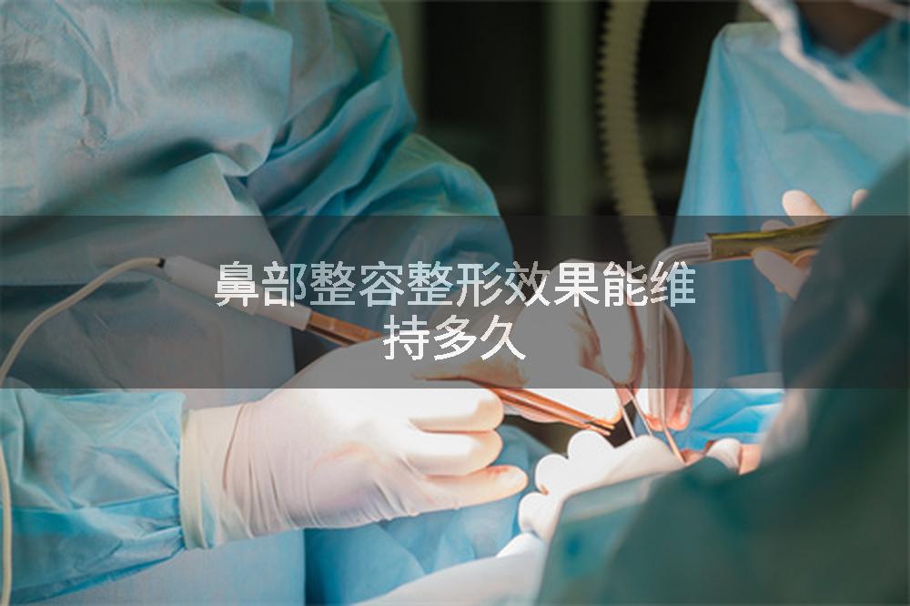 鼻部整容整形效果能维持多久