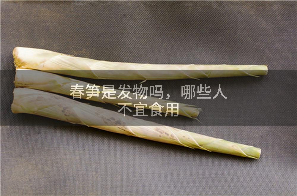 春笋是发物吗，哪些人不宜食用