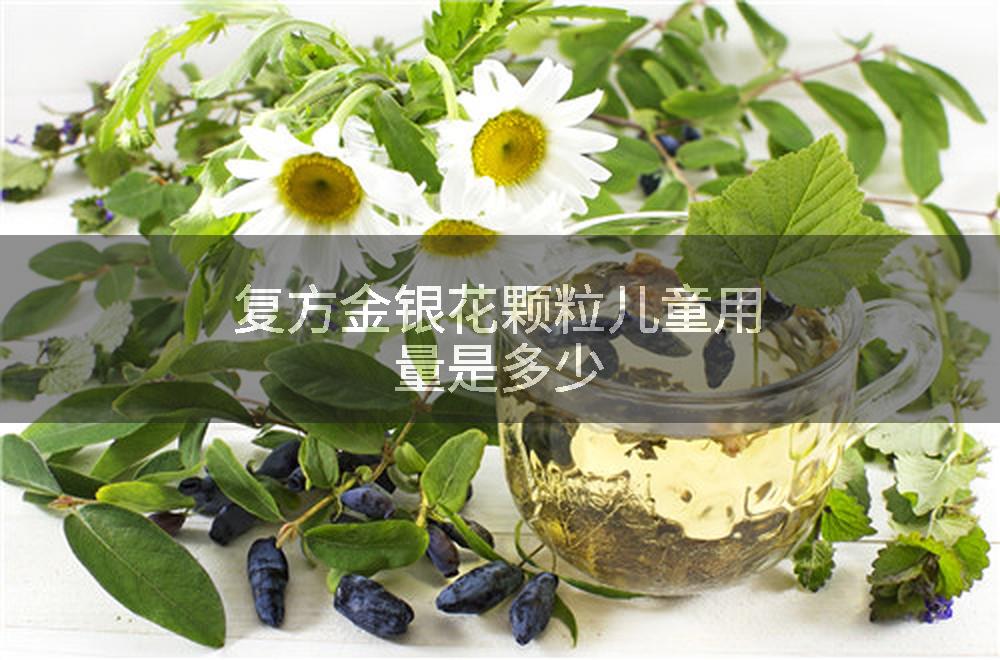 复方金银花颗粒儿童用量是多少