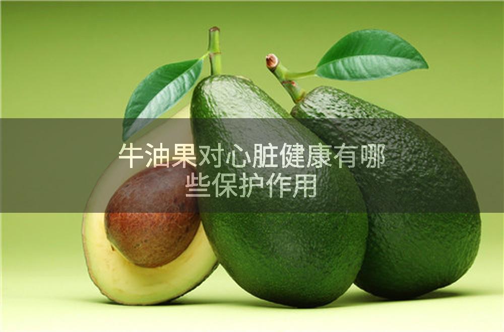 牛油果对心脏健康有哪些保护作用