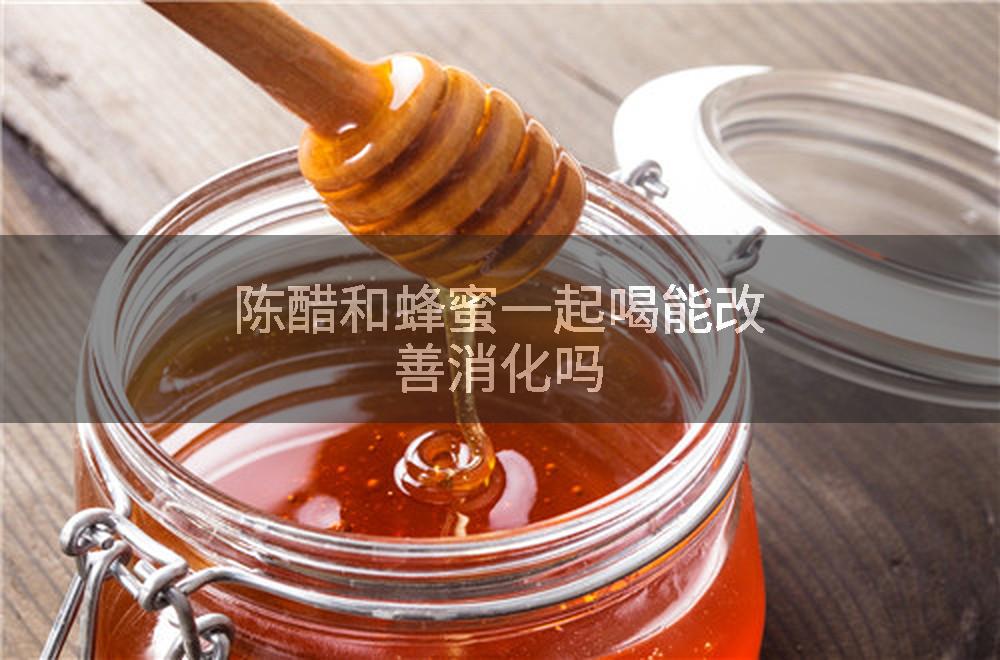 陈醋和蜂蜜一起喝能改善消化吗