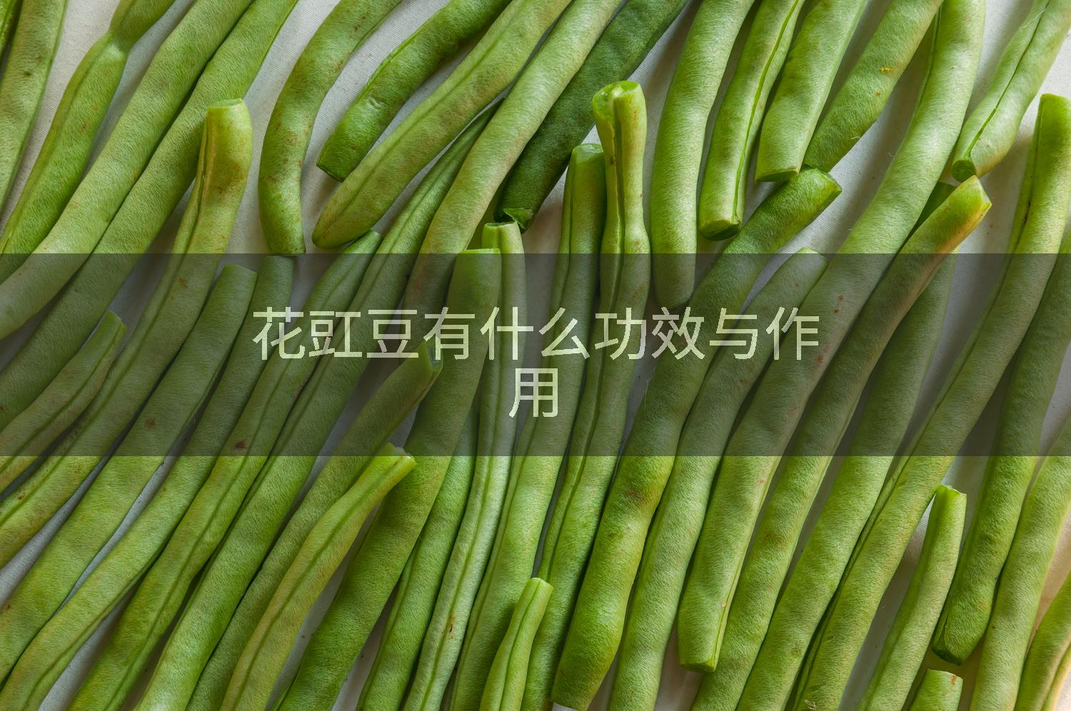 花豇豆有什么功效与作用