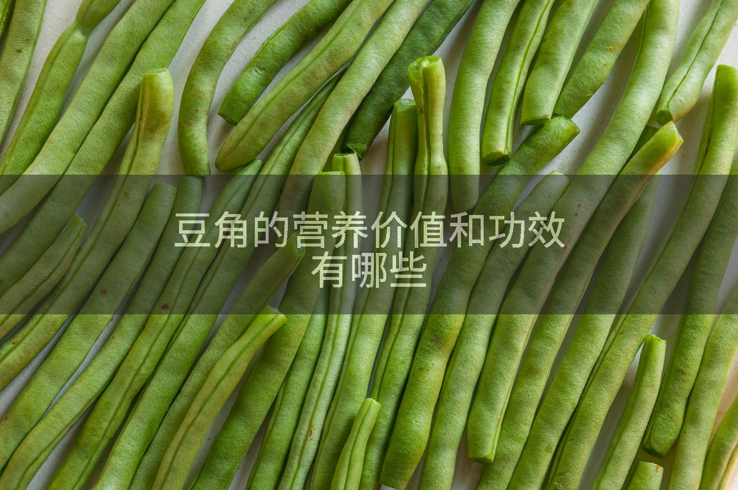 豆角的营养价值和功效有哪些