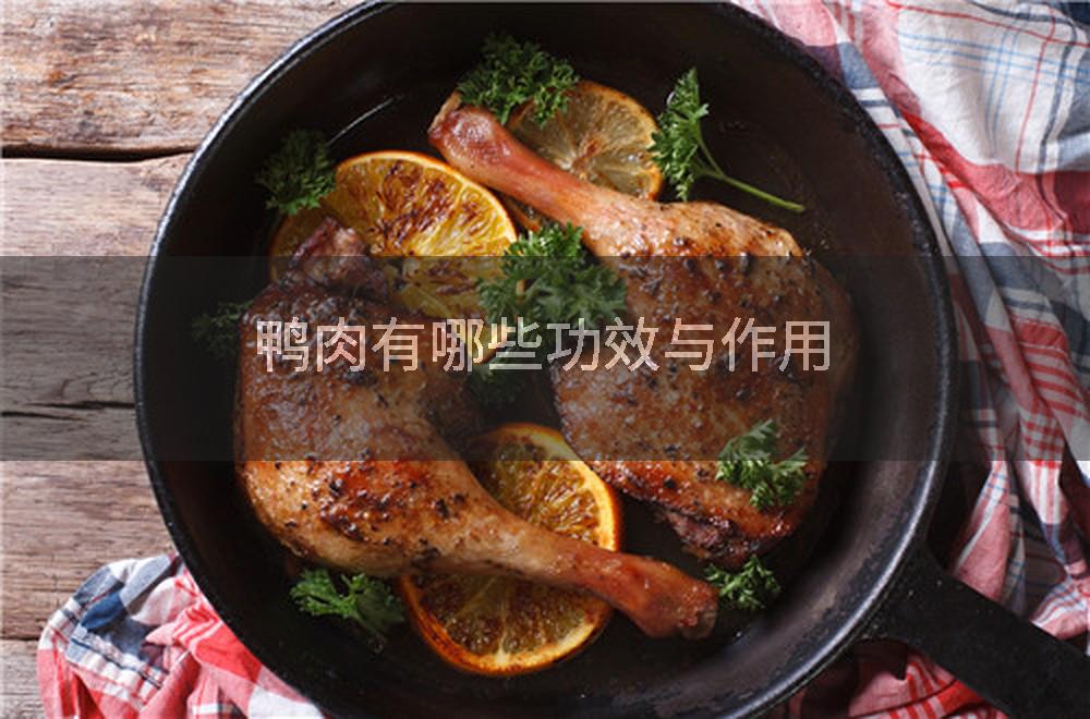 鸭肉有哪些功效与作用