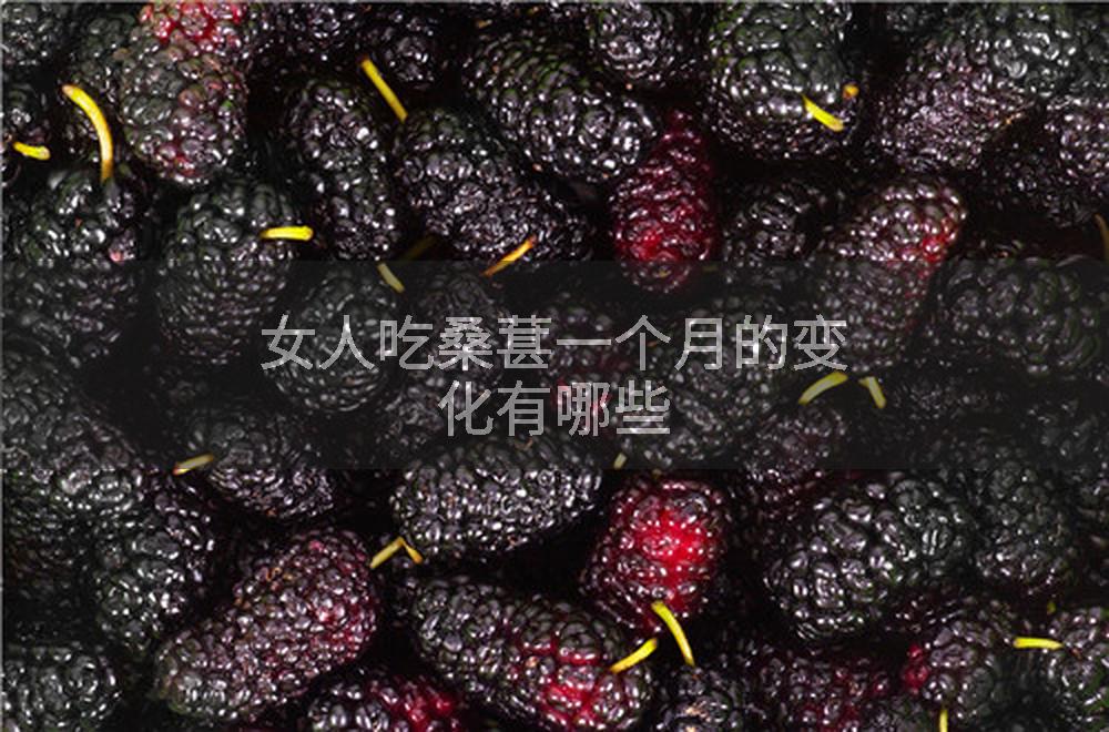 女人吃桑葚一个月的变化有哪些