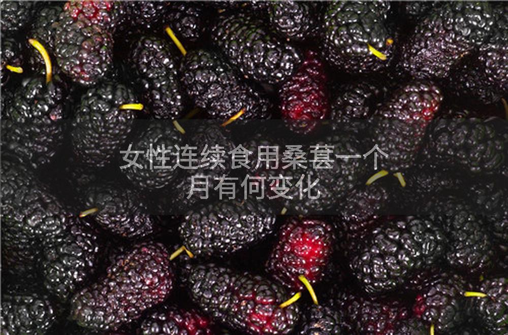 女性连续食用桑葚一个月有何变化